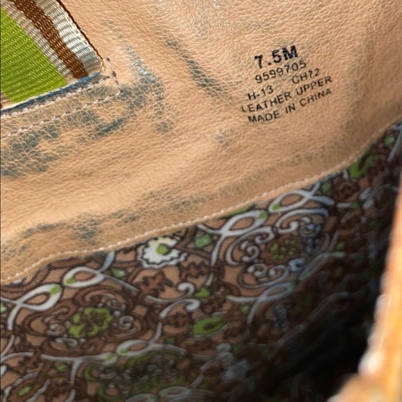 SPERRY LEATHER SIDE ZIPPER KNEE HIGH BROWN BOOT - Picture 8 of 10